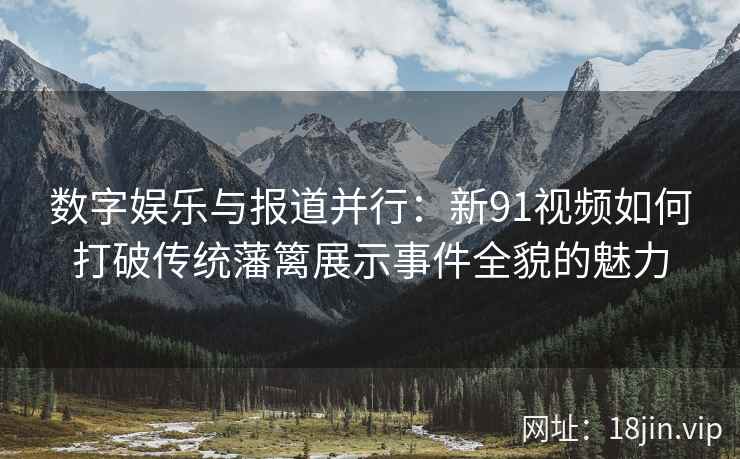 数字娱乐与报道并行：新91视频如何打破传统藩篱展示事件全貌的魅力