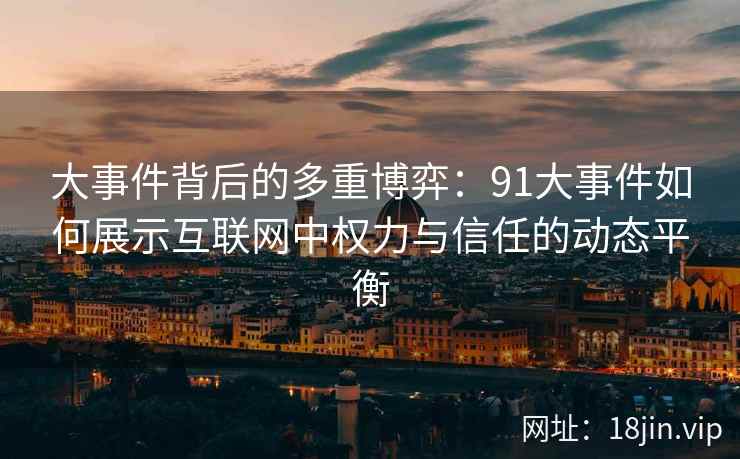 大事件背后的多重博弈：91大事件如何展示互联网中权力与信任的动态平衡