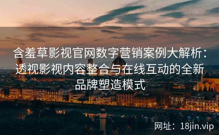 含羞草影视官网数字营销案例大解析：透视影视内容整合与在线互动的全新品牌塑造模式