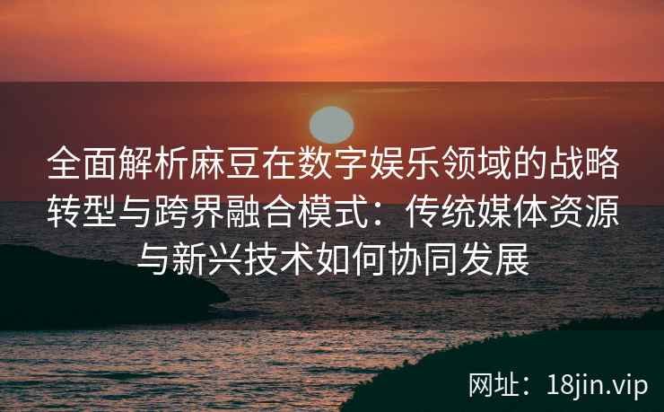 全面解析麻豆在数字娱乐领域的战略转型与跨界融合模式：传统媒体资源与新兴技术如何协同发展