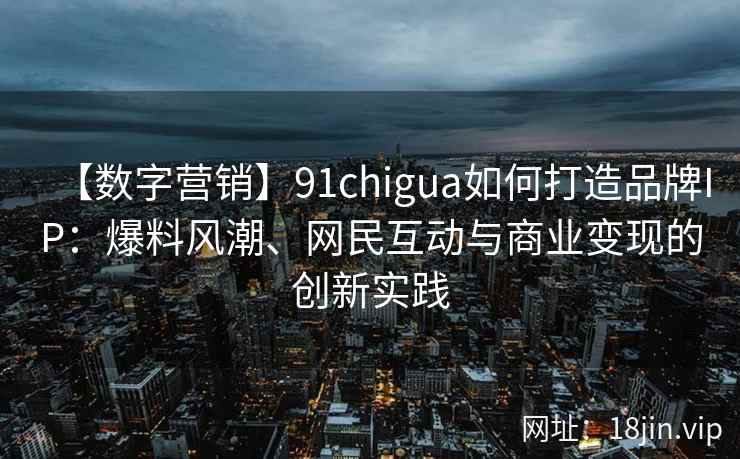 【数字营销】91chigua如何打造品牌IP：爆料风潮、网民互动与商业变现的创新实践