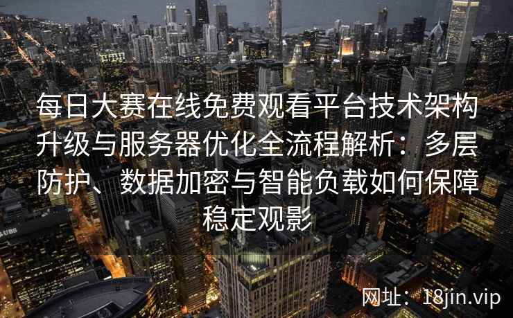 每日大赛在线免费观看平台技术架构升级与服务器优化全流程解析：多层防护、数据加密与智能负载如何保障稳定观影