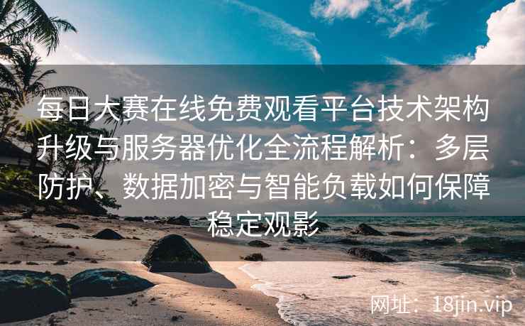 每日大赛在线免费观看平台技术架构升级与服务器优化全流程解析：多层防护、数据加密与智能负载如何保障稳定观影