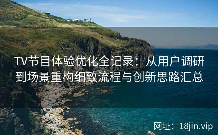 TV节目体验优化全记录：从用户调研到场景重构细致流程与创新思路汇总