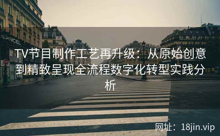 TV节目制作工艺再升级：从原始创意到精致呈现全流程数字化转型实践分析