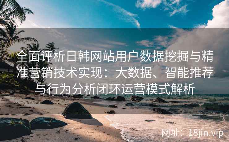 全面评析日韩网站用户数据挖掘与精准营销技术实现：大数据、智能推荐与行为分析闭环运营模式解析